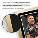 Gerwyn Price Darts Poster Print – Welsh Professional Darts Player Wall Art Featuring The Iceman Signature Style Design – Darts Memorabilia Gift for Fans and Collectors