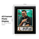 Gian van Veen Darts Poster Print – Professional Dutch Darts Player Signature Style Wall Art – PDC Darts Memorabilia Gift for Fans and Collectors