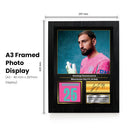 Gianluigi Donnarumma Printed Signed Poster – PSG & Italy Goalkeeper Tribute Wall Art with Jersey & Bio Plaque – Football Memorabilia for Fans & Collectors