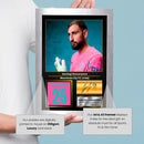 Gianluigi Donnarumma Printed Signed Poster – PSG & Italy Goalkeeper Tribute Wall Art with Jersey & Bio Plaque – Football Memorabilia for Fans & Collectors