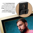 Gianluigi Donnarumma Printed Signed Poster – PSG & Italy Goalkeeper Tribute Wall Art with Jersey & Bio Plaque – Football Memorabilia for Fans & Collectors