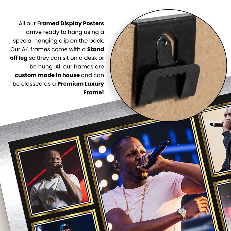 Rappers Giggs Framed Autographed Print - Limited Edition Autograph Fan Gift – Collectible Memorabilia Merchandise