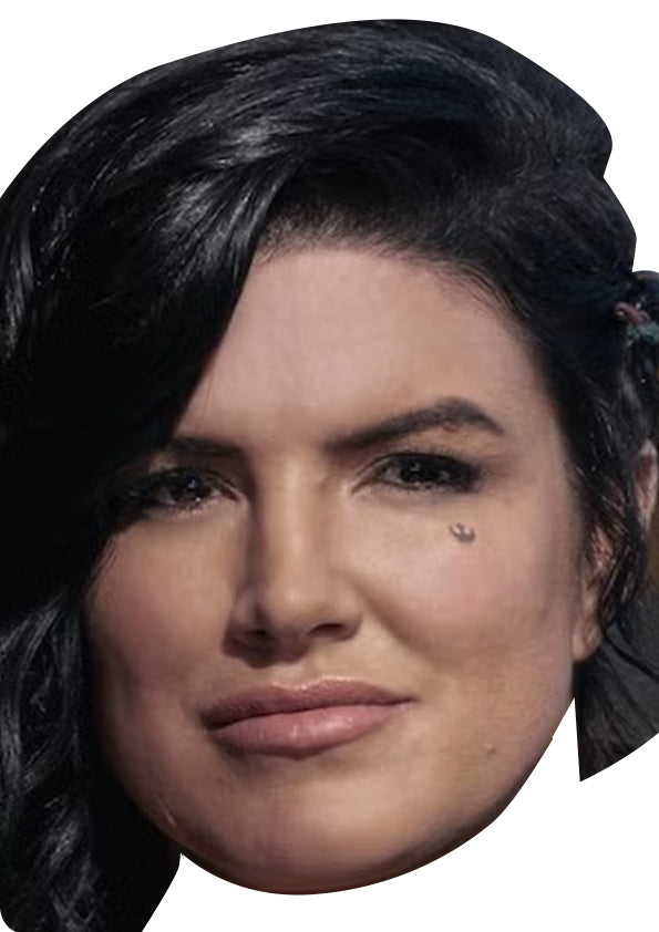 Gina Carano - Cara Dune - The Mandalorian Celebrity Face Mask Fancy Dress Cardboard Costume Mask