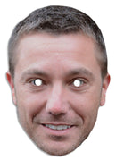 Gino Dacampo - The Italian Stallion Celebrity Face Mask Fancy Dress Cardboard Costume Mask