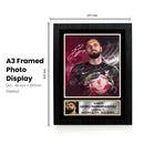 Giorgi Mamardashvili Signed Poster Print – Liverpool FC Goalkeeper Memorabilia – Tribute Wall Art for Football Fans & Collectors