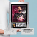 Giorgi Mamardashvili Signed Poster Print – Liverpool FC Goalkeeper Memorabilia – Tribute Wall Art for Football Fans & Collectors