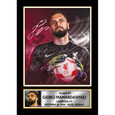 Giorgi Mamardashvili Signed Poster Print – Liverpool FC Goalkeeper Memorabilia – Tribute Wall Art for Football Fans & Collectors