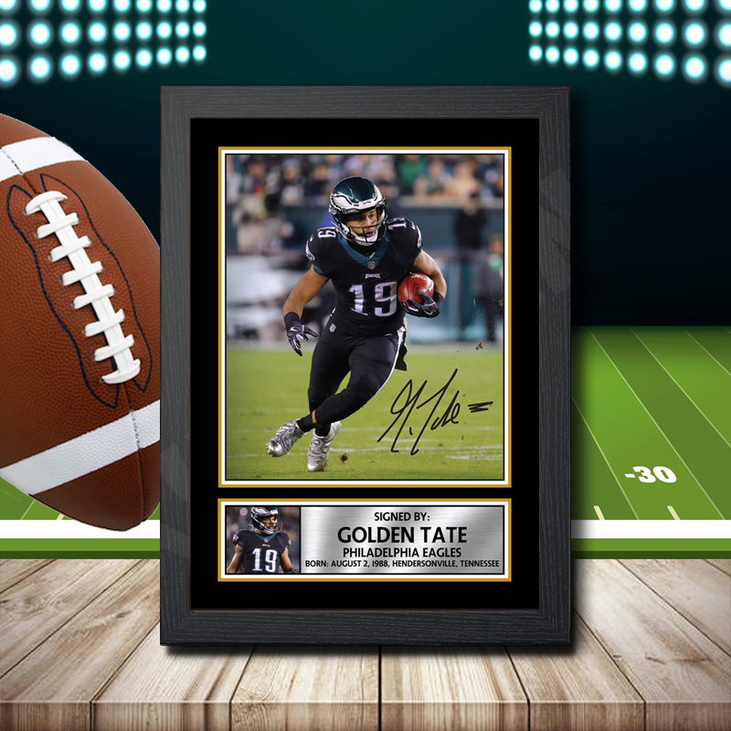 Golden Tate 2 – Printed Signature NFL Star Print – Golden Tate 2