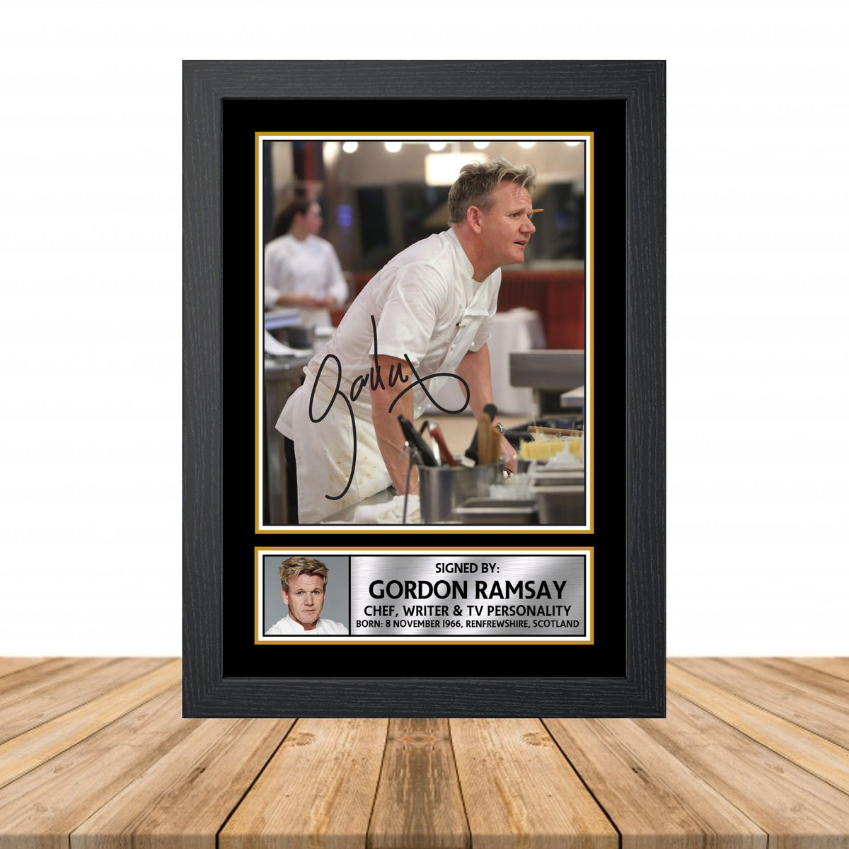 Gordon Ramsay M849 Television Printed Signature Poster Print Gift