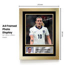 Grace Clinton Poster Print – England Lioness Midfielder & Man Utd Star  – Framed or Unframed – Gift for Women’s Football Fans