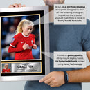 Grace Fisk Poster Print – Liverpool FC Women’s Defender Tribute Wall Art with Signature & Personal Bio – England Football Memorabilia for Fans & Collectors