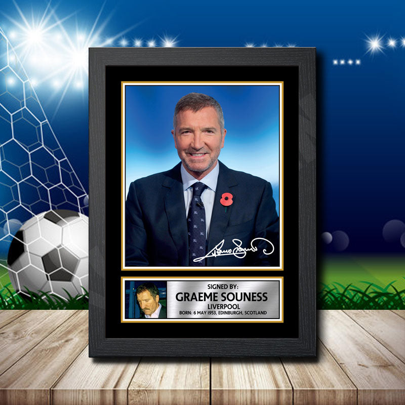 Graeme Souness 2 Printed Signature Footballers Star Poster Print Framed Wall Art Gift – Graeme Souness 2 Printed Signature Footballers Star Poster Print