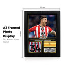Granit Xhaka Printed Signed Poster – Sunderland AFC & Switzerland Midfielder Tribute Wall Art with Jersey & Bio Plaque – Premier League Football Memorabilia for Fans & Collectors
