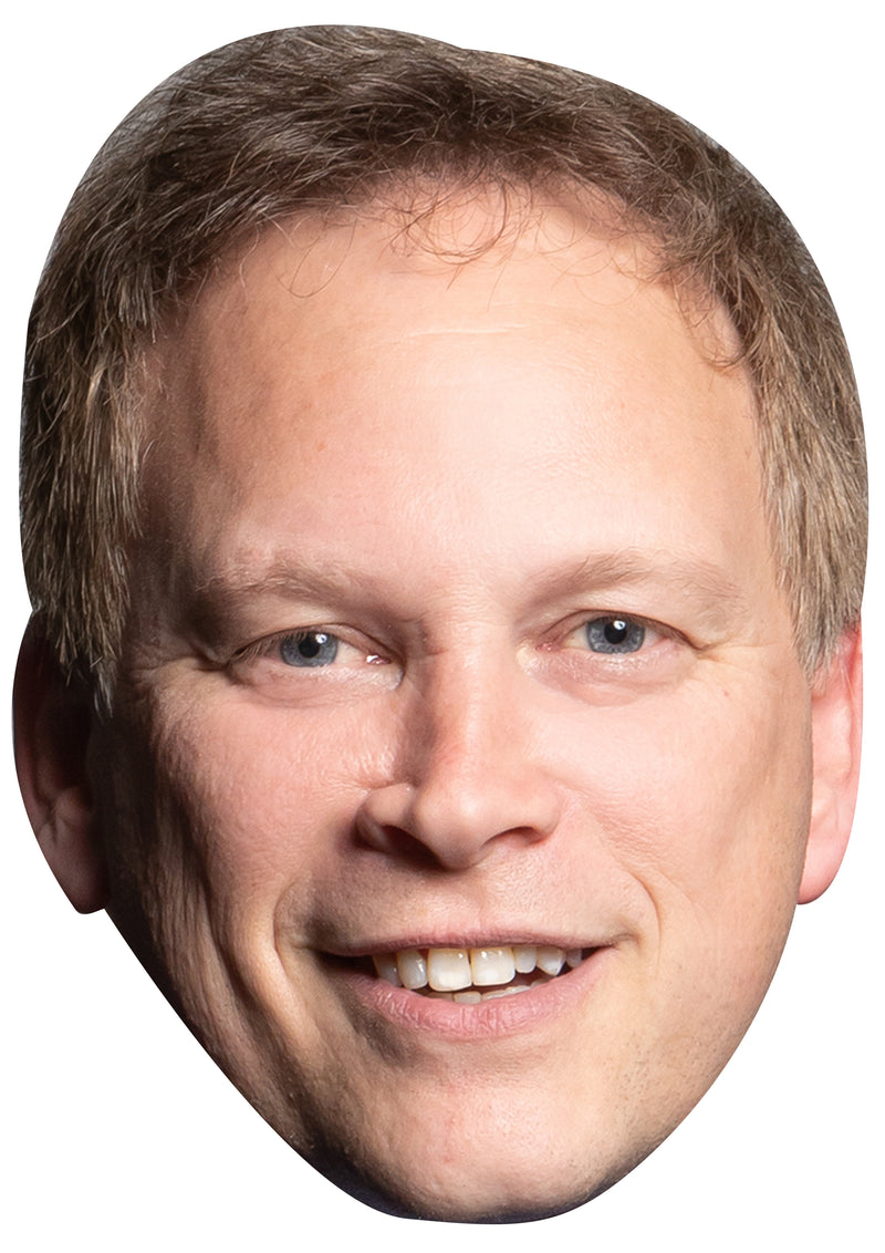 Grant Shapps Celebrity Face Mask Fancy Dress Cardboard Costume Mask