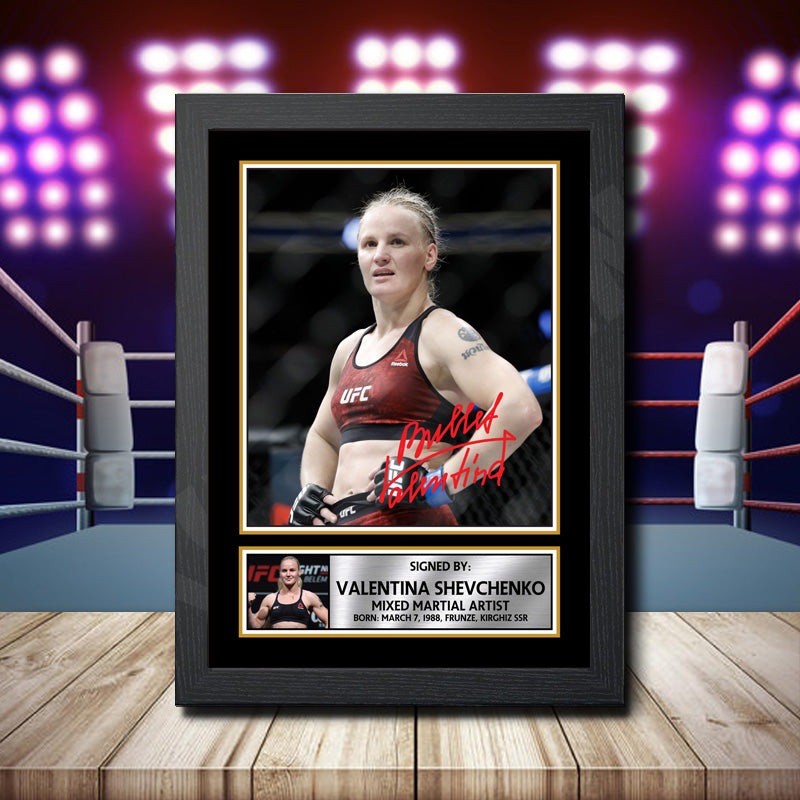 Green Valentina Shevchenko 2 Printed Signature Ufc Star Poster Print Framed Wall Art Gift – Green Valentina Shevchenko 2 Printed Signature Ufc Star Poster Print