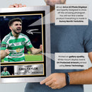 Greg Taylor Signed Autograph Poster Print – Celtic FC Defender Wall Art – Scotland Football Gift