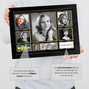 Greta Garbo Actors Framed Autographed Print - Limited Edition Autograph Fan Gift – Collectible Memorabilia Merchandise