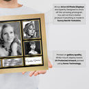 Greta Garbo Actors Framed Autographed Print - Limited Edition Autograph Fan Gift – Collectible Memorabilia Merchandise