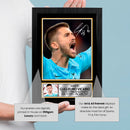 Guglielmo Vicario Signed Autographed Portrait Poster Print – Italy & Tottenham Hotspur F.C. Goalkeeper – Authentic Football Memorabilia