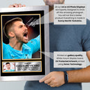 Guglielmo Vicario Signed Autographed Portrait Poster Print – Italy & Tottenham Hotspur F.C. Goalkeeper – Authentic Football Memorabilia