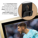 Guglielmo Vicario Printed Signed Poster – Tottenham Hotspur FC & Italy Goalkeeper Tribute Wall Art with Jersey & Bio Plaque – Premier League Football Memorabilia for Fans & Collectors