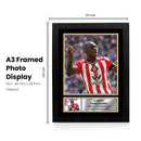 Habib Diarra Printed Autograph Poster – Sunderland & Senegal Football Star Wall Art – Soccer Player Memorabilia Poster Print