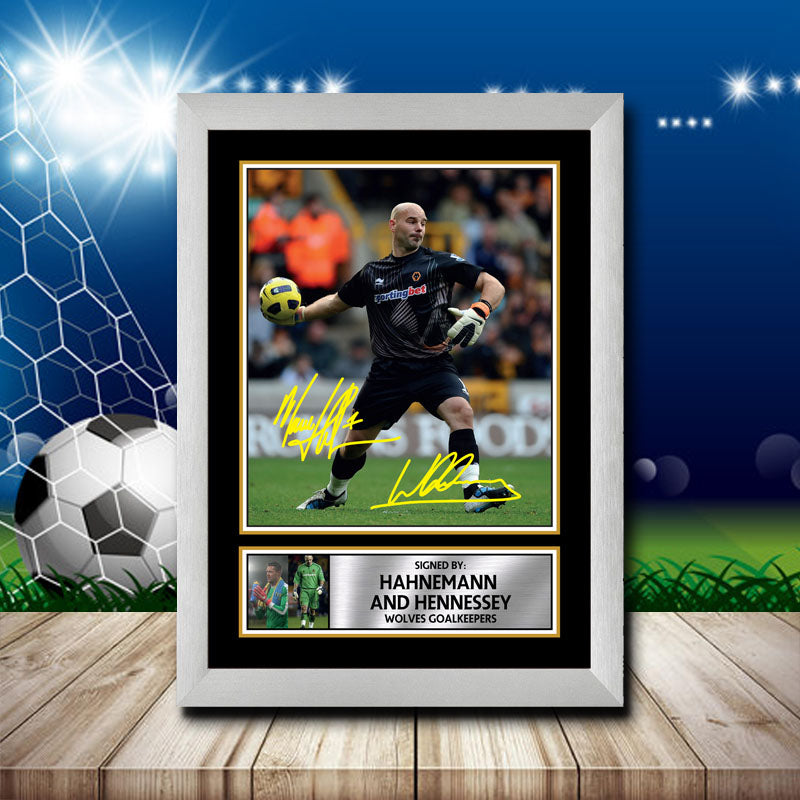 Hahnemann Hennessey 2 Printed Signature Footballers Star Poster Print Framed Wall Art Gift – Hahnemann Hennessey 2 Printed Signature Footballers Star Poster Print
