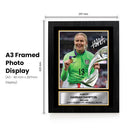 Hannah Hampton Printed Signed Poster Print – England Lionesses Goalkeeper Trophy Celebration Wall Art – Autograph Style Football Memorabilia Collectible