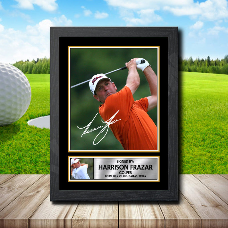 Harrison Frazar Printed Signature Golfer Star Poster Print Framed Wall Art Gift – Harrison Frazar Printed Signature Golfer Star Poster Print