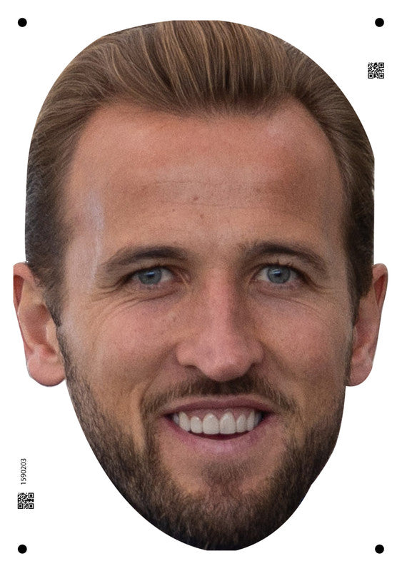 Harry Kane England Euros 2024 Celebrity Face Mask Fancy Dress - High-Quality Cardboard Masks for Any Occasion