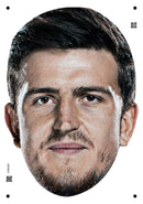 Harry Maguire England Euros 2024 Celebrity Face Mask Fancy Dress - High-Quality Cardboard Masks for Any Occasion