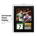 Henrik Larsson Celtic Signed Poster Print – Celtic FC Football Wall Art – Printed Autograph Soccer Memorabilia – Celtic Fan Gift & Bedroom Decor