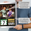 Henrik Larsson Celtic Signed Poster Print – Celtic FC Football Wall Art – Printed Autograph Soccer Memorabilia – Celtic Fan Gift & Bedroom Decor