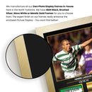 Henrik Larsson Celtic Signed Poster Print – Celtic FC Football Wall Art – Printed Autograph Soccer Memorabilia – Celtic Fan Gift & Bedroom Decor