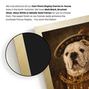 Henry VIII Bulldog Portrait Poster – Tudor King Dog Wall Art – Funny Royal Bulldog Painting – Historic Pet Portrait Decor