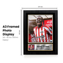 Habib Diarra Poster Print – Sunderland A.F.C. Portrait Wall Art – Signed Football Memorabilia – Senegal Soccer Star Collectible Gift for Fans