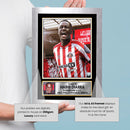 Habib Diarra Poster Print – Sunderland A.F.C. Portrait Wall Art – Signed Football Memorabilia – Senegal Soccer Star Collectible Gift for Fans