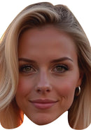 Hailey Welch - Hawk Tuah Celebrity Face Mask Fancy Dress Cardboard Costume Mask