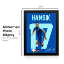 Marek Hamšík Signed Poster Print – Slovakia National Team Legend Tribute Wall Art with Signature & Jersey Number 17 – Midfield Icon Memorabilia for Football Fans & Collectors