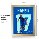 Marek Hamšík Signed Poster Print – Slovakia National Team Legend Tribute Wall Art with Signature & Jersey Number 17 – Midfield Icon Memorabilia for Football Fans & Collectors