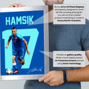 Marek Hamšík Signed Poster Print – Slovakia National Team Legend Tribute Wall Art with Signature & Jersey Number 17 – Midfield Icon Memorabilia for Football Fans & Collectors