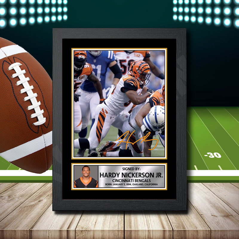 Hardy Nickerson Jr 2 – Printed Signature NFL Star Print – Hardy Nickerson Jr 2