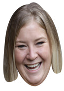 Harriet Webb Celebrity Face Mask Fancy Dress Cardboard Costume Mask
