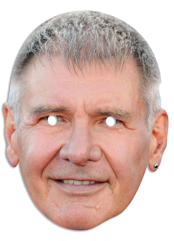 Harrison Ford LF 1 Celebrity Face Mask Fancy Dress Cardboard Costume Mask