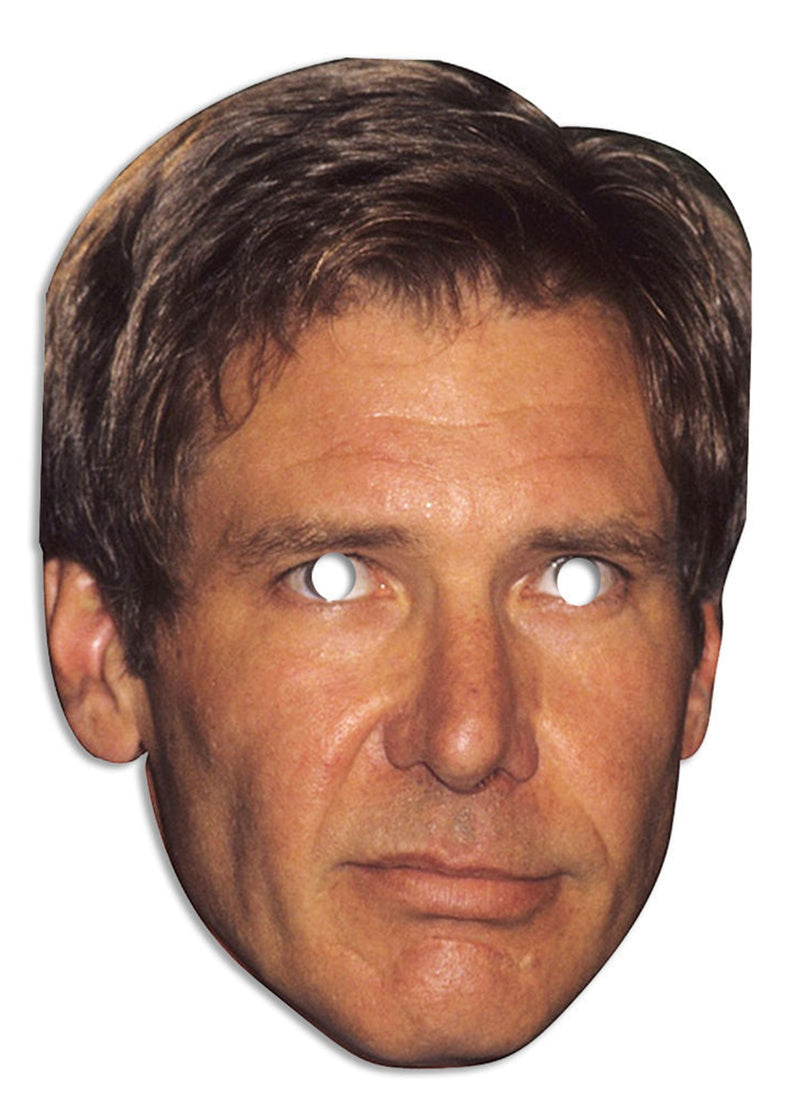 Harrison Ford LF 2 Celebrity Face Mask Fancy Dress Cardboard Costume Mask