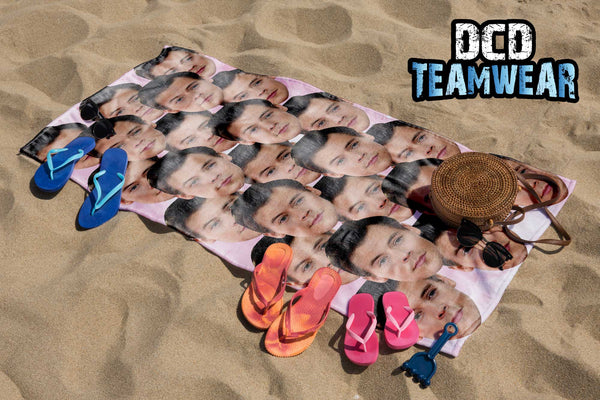 Personalised Custom Celebrity Face Beach Towel