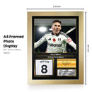 Harry Wilson Printed Signed Poster – Fulham FC & Wales Midfielder Tribute Wall Art with Jersey & Bio Plaque – Premier League Football Memorabilia for Fans & Collectors