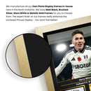 Harry Wilson Printed Signed Poster – Fulham FC & Wales Midfielder Tribute Wall Art with Jersey & Bio Plaque – Premier League Football Memorabilia for Fans & Collectors