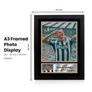 Harvey Barnes Signed Autograph Poster Print – Football Memorabilia Gift