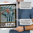 Harvey Barnes Signed Autograph Poster Print – Football Memorabilia Gift